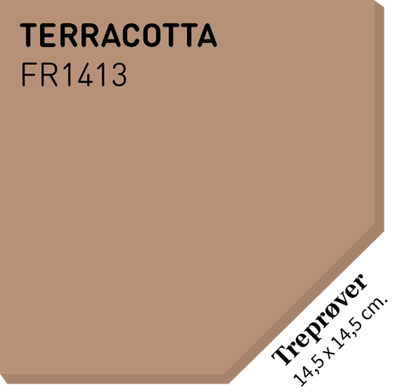 Bilde av Fargerike Små Treprøver FR1413 Terracotta